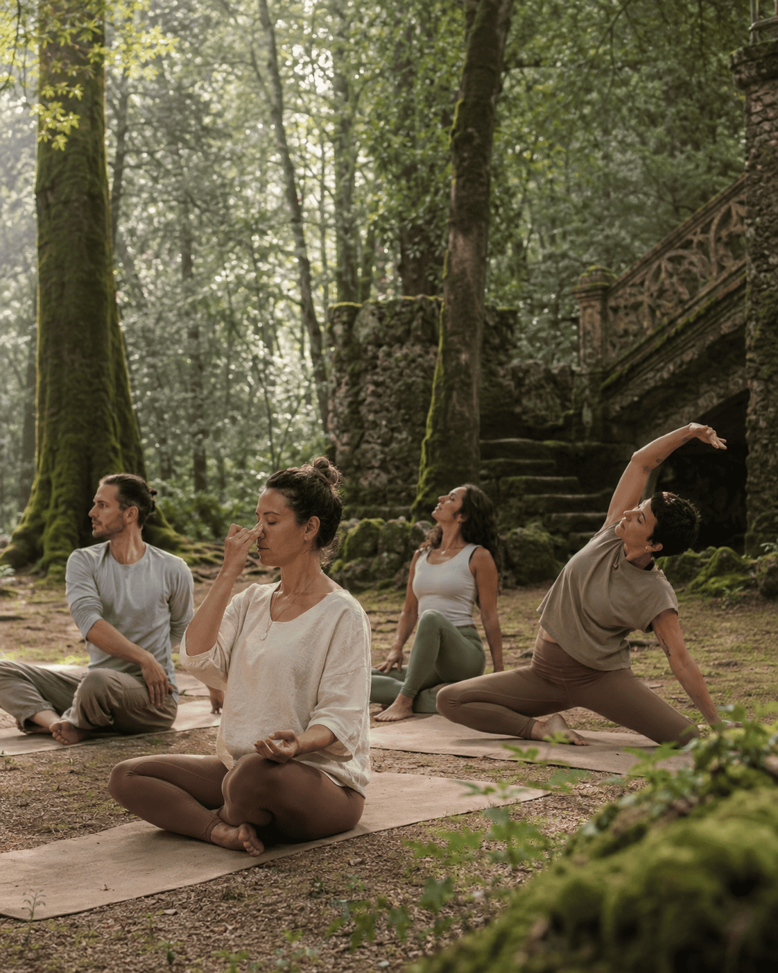 Fotografia da experiência: Yoga na Floresta